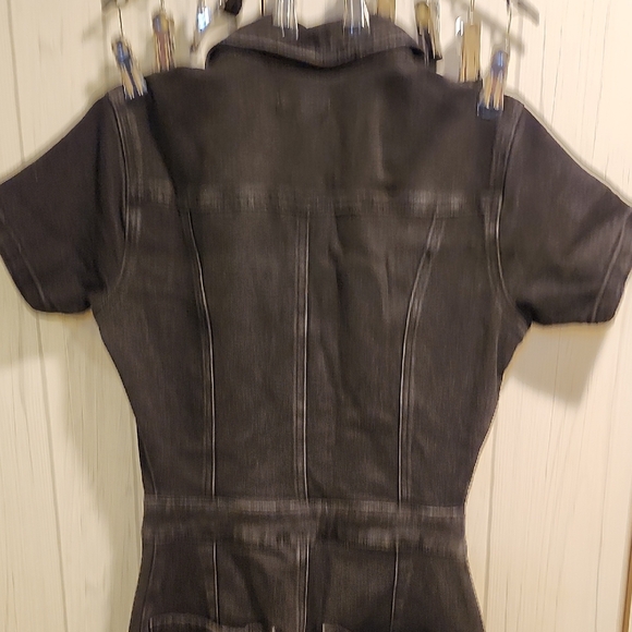 Good American Charcoal Denim Jacket - Picture 10 of 13